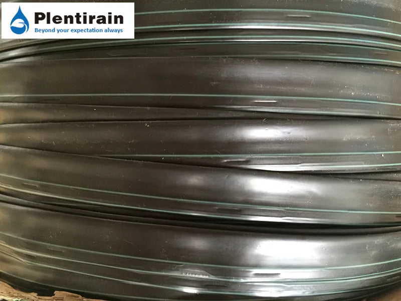 Agriculture Drip Irrigation System 20 cm Emitter Spacing Double Blue Line Drip Tape