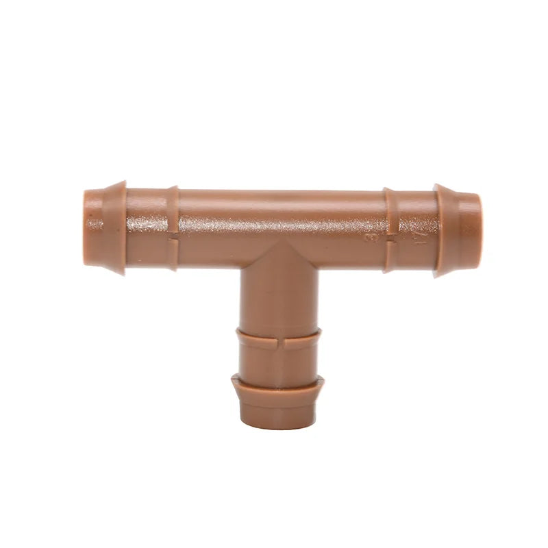 Durable POM Plastic Garden Drip Pipe Connector Irrigation Valve Coupling for Water Hose Threaded Connection