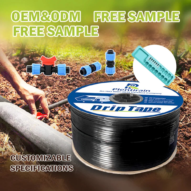 16mm Plastic Drip Irrigation System for Agriculture 20cm Spacing Irrigation Pipes Cinta De Riego Por Goteo Water Media for Farm