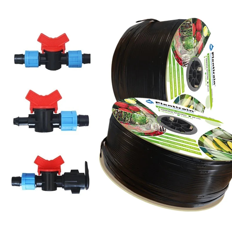 Sistema De Riego Por Goteo Cinta De Riego - Manguera Plana Con Goteros Integrados, Ahorro Agua Para Huerta Y Jardin
