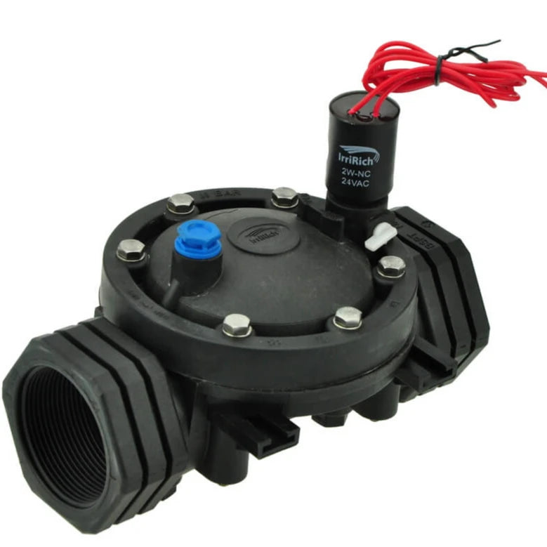 Plentirain 2 Inch Plastic Solenoid Water Valves for Irrigation or Sprinkler System