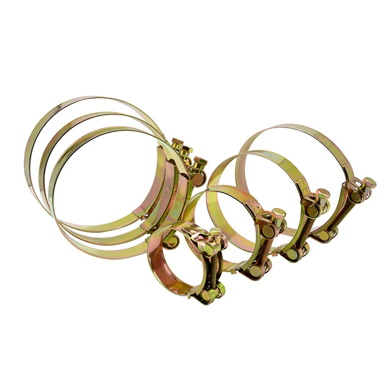 Adjustable Plastic Irrigation Europe Galvanized Iron T-bolt Hose Clamps