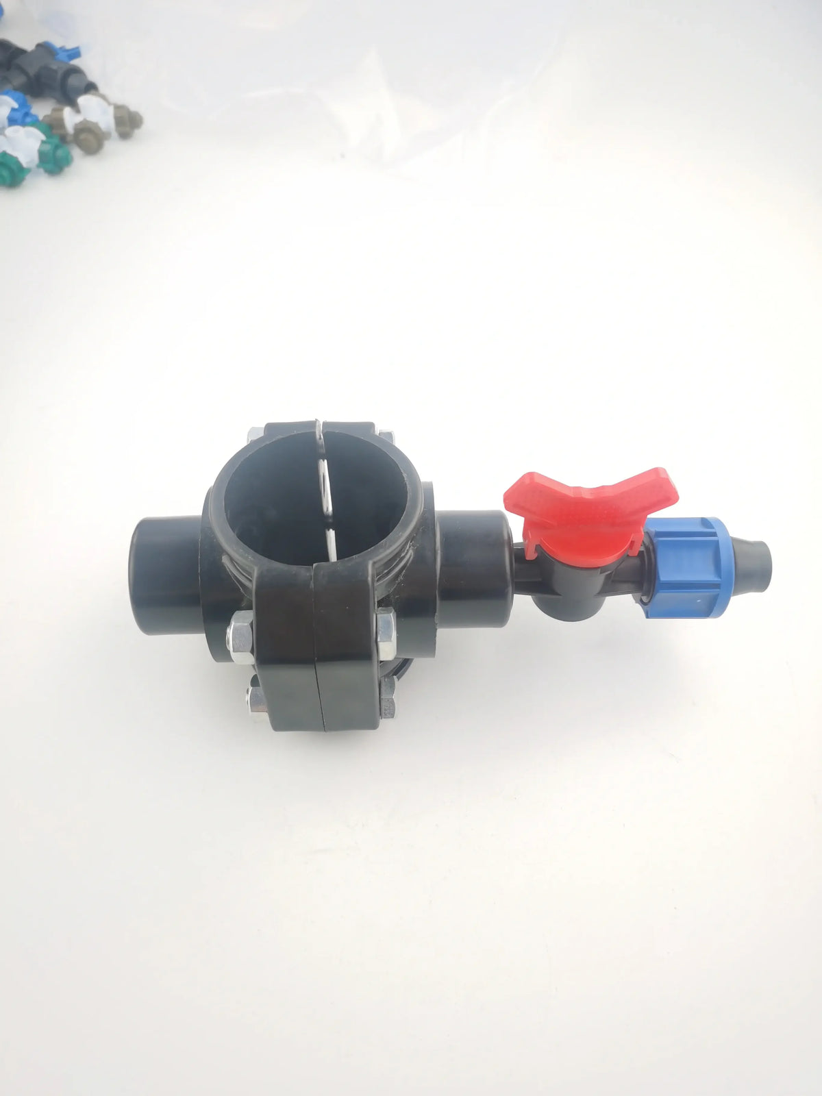 高品质鞍形夹 PN16 pp 夹子鞍形夹农场灌溉管件,适用于 HDPE LDPE PVC 管材滴灌系统