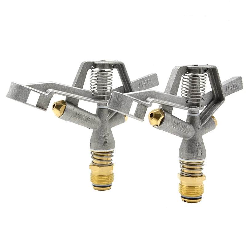 Agriculture Spray Irrigation System Aluminium Alloy and Brass Impact Sprinkler 15m Plastic Irrigation Sprinkler
