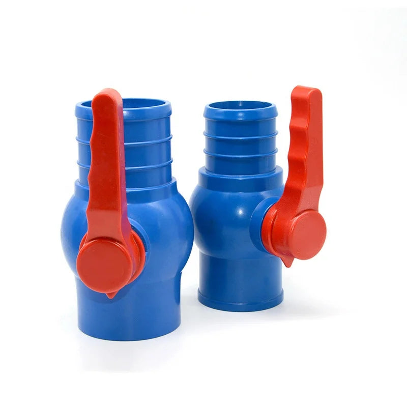 Farm Irrigation Hose Plastic Connectors Drip Watering System PVC Ball Valve Two-Way Valve