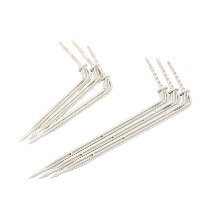 15cm Long Bend Arrow Dripper 2.0L/H Flow Rate Plastic Garden Irrigation for Farm Greenhouse for Tomatoes Strawberries Water Hose