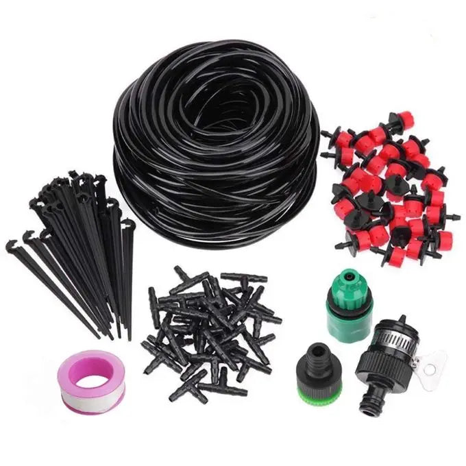 Greenhouse Garden Outdoor Dripper Drip Irrigation Sprinkler Kit Efficient Plastic Watering System Easy Installation for Growing