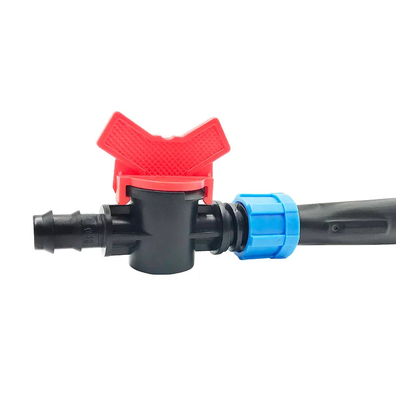 Drip Tape Mini Valve Offtake End Plug Coupling in Drip Irrigation System