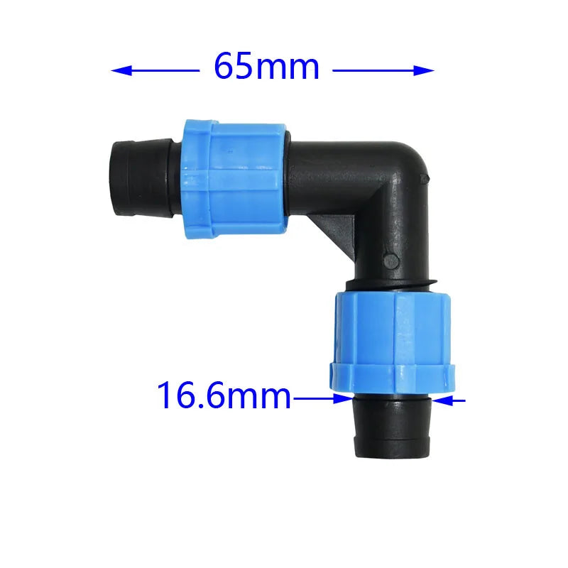 Drip Irrigation Connectors Plastic Drip Tape Fitting Irrigation Valve Fitting Coupling for Farm Irrigation System