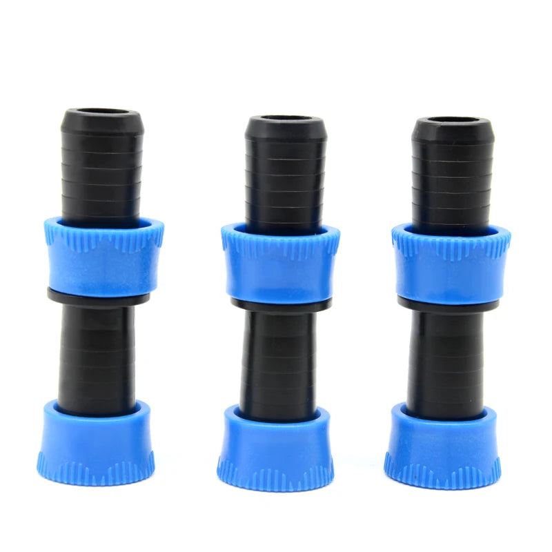 Plentirain Drip Tape Connector Fittings-Fast Ring Connectors Lock Coupling Aging Resistant for Drip Irrigation Systems