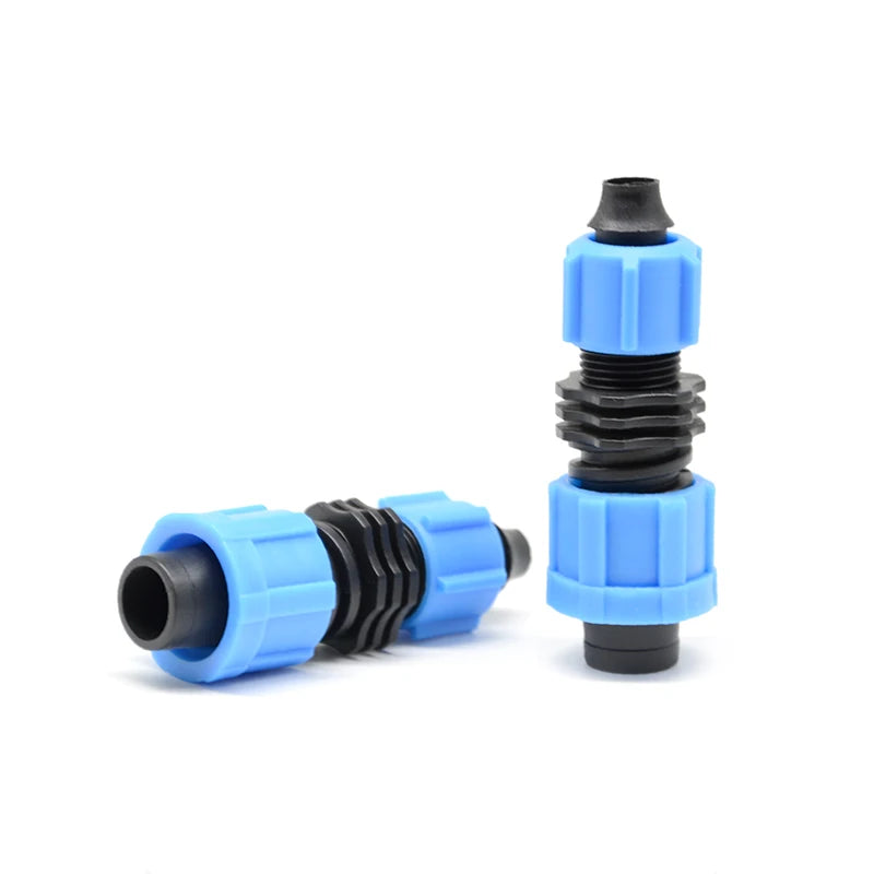 High Quality Plastic 16mm LDPE Pipe Drip Tube Connectors Drip Hose Drip Tape Irrigation Fittings and Connectors