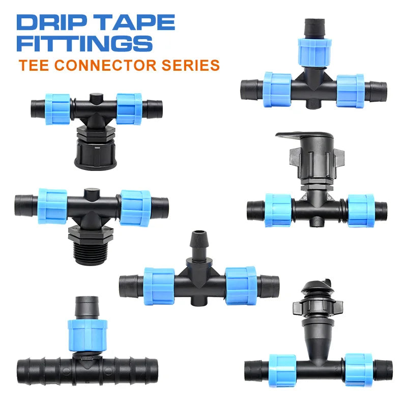 Other Watering & Irrigation Drip Irrigation Supplies Accessories Fittings Drip Tape Connector 16mm Drip Irrigation Valve