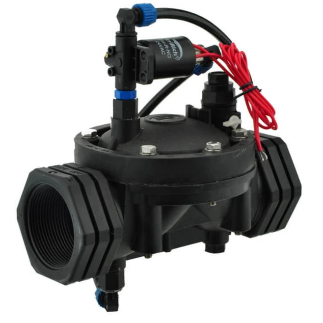 Plentirain 2 Inch Plastic Solenoid Water Valves for Irrigation or Sprinkler System