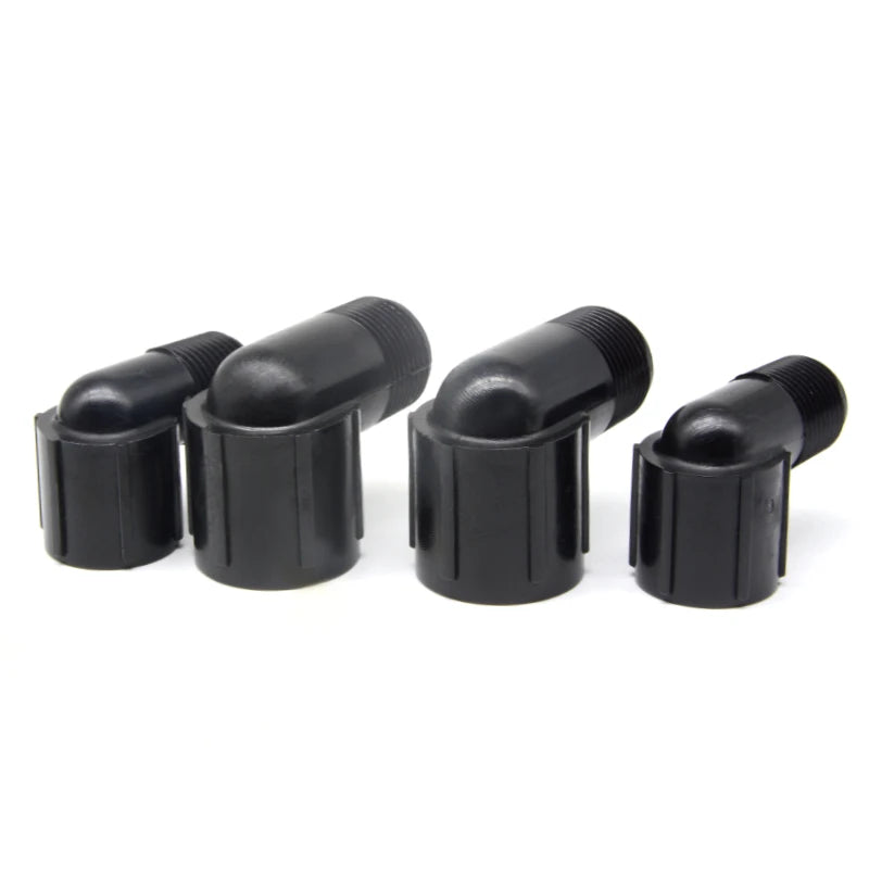 Garden Irrigation 1/2" 3/4" Male Thread Rotating Swing Joint Pop-Up Sprinkler Connector Eco-Friendly Plastic Durable Garden Tool