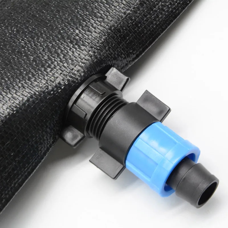 Agriculture Irrigation Watering Greenhouse Field Drip Connector Fitting Layflat Hose Bypass Offtake Valve