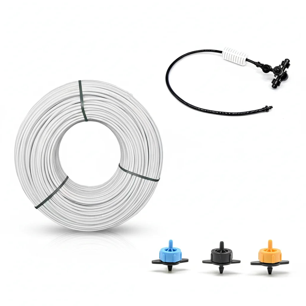 Garden Irrigation System Plastic Dripper Kit PVC Pipe Virgin Material Environment Friendly Farm & Home Use ROHS Certified