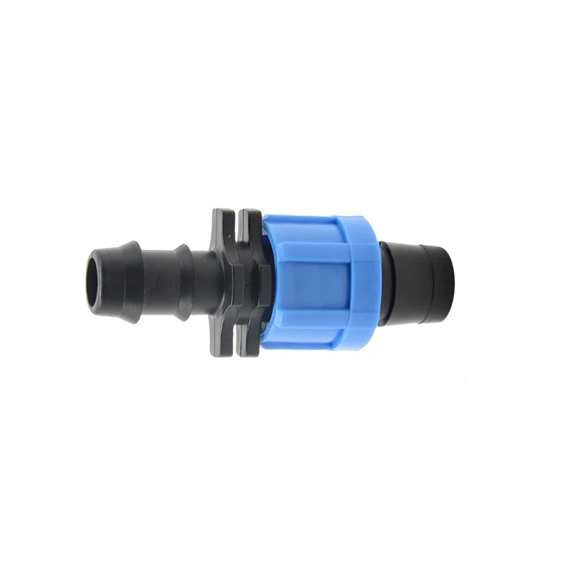 17mm Lock Coupling for Pipe Tape Drip Tape Fittings on Irrigation System for Greenhouse Water Hose Garden Irrigation