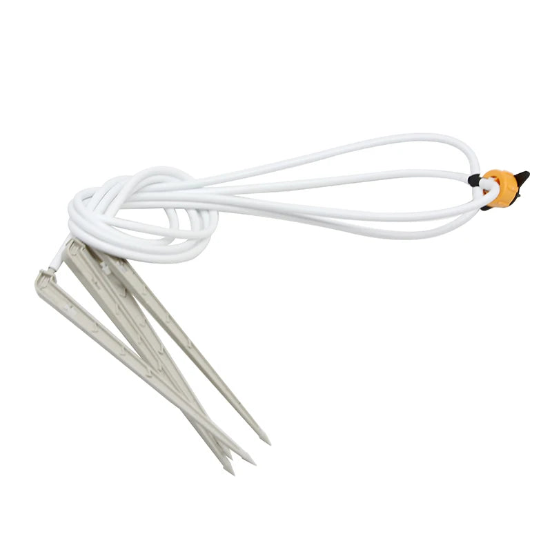 Plentirain Short Bend Arrow Dripper Barbed Connector Black PE Hose Drip Irrigation Kit Vegetable Flower Pot Garden Watering