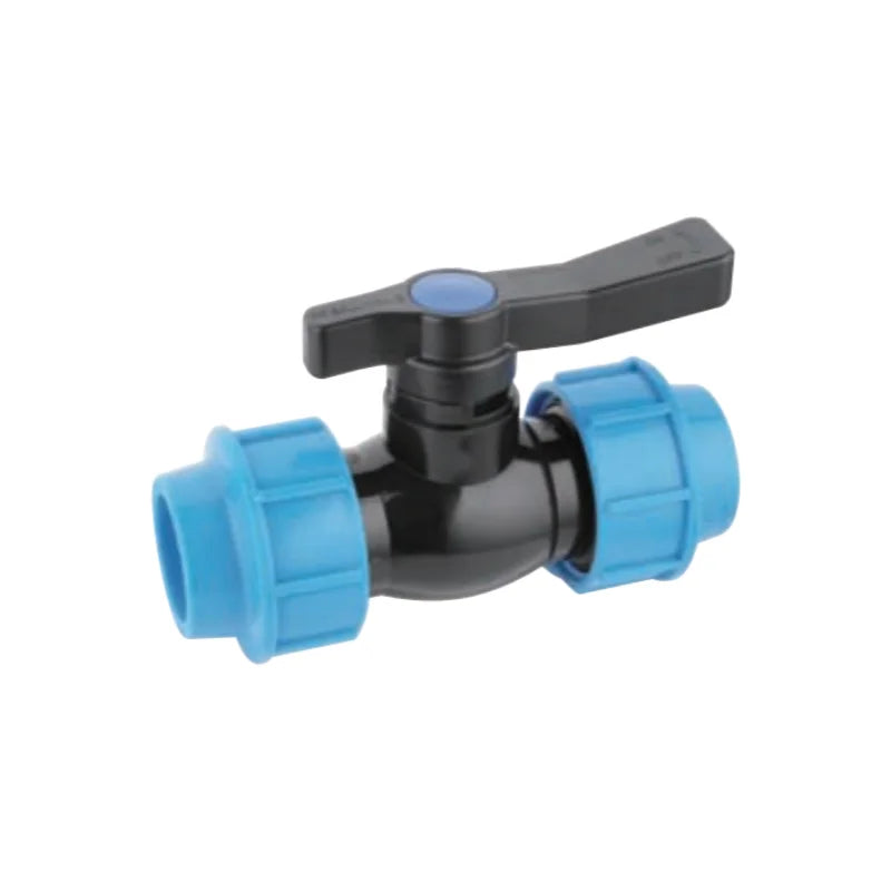 PP Compression Fittings Coupling PE Pipe 20mm-110mm Plumbing Irrigation System Hose Connector 16bar UV Resistant ISO9001 CE High