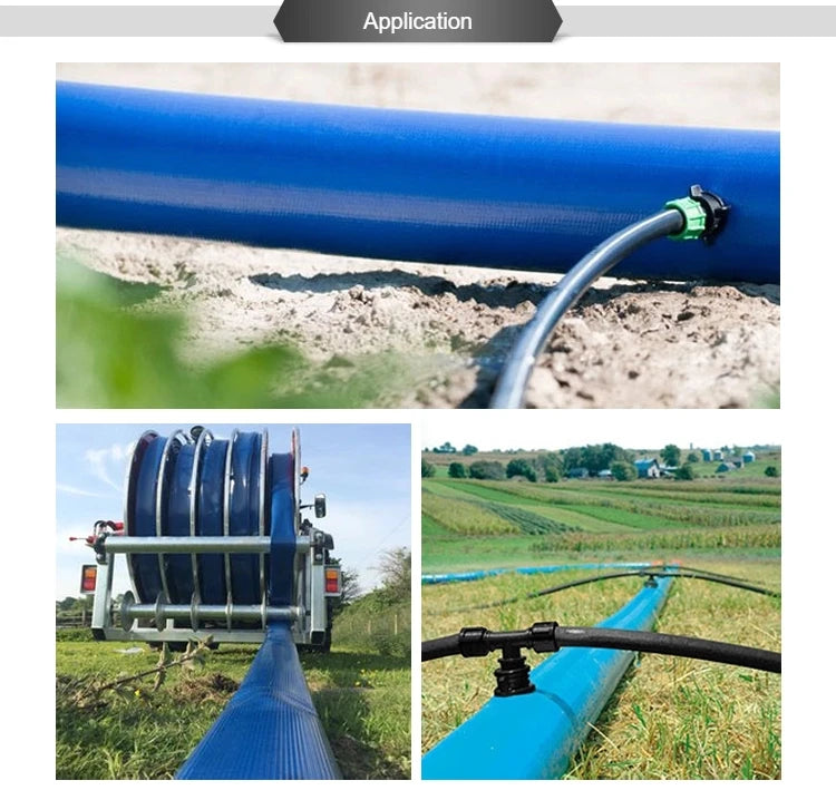 Water Irrigation System Flexible Pvc Layflat Hose Irrigation Lay Flat Water Pipe OEM ODM Irrigation Water Hose