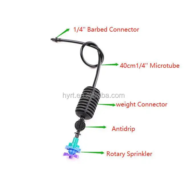 园林农业农业节水灌溉360度旋转微型洒水器
