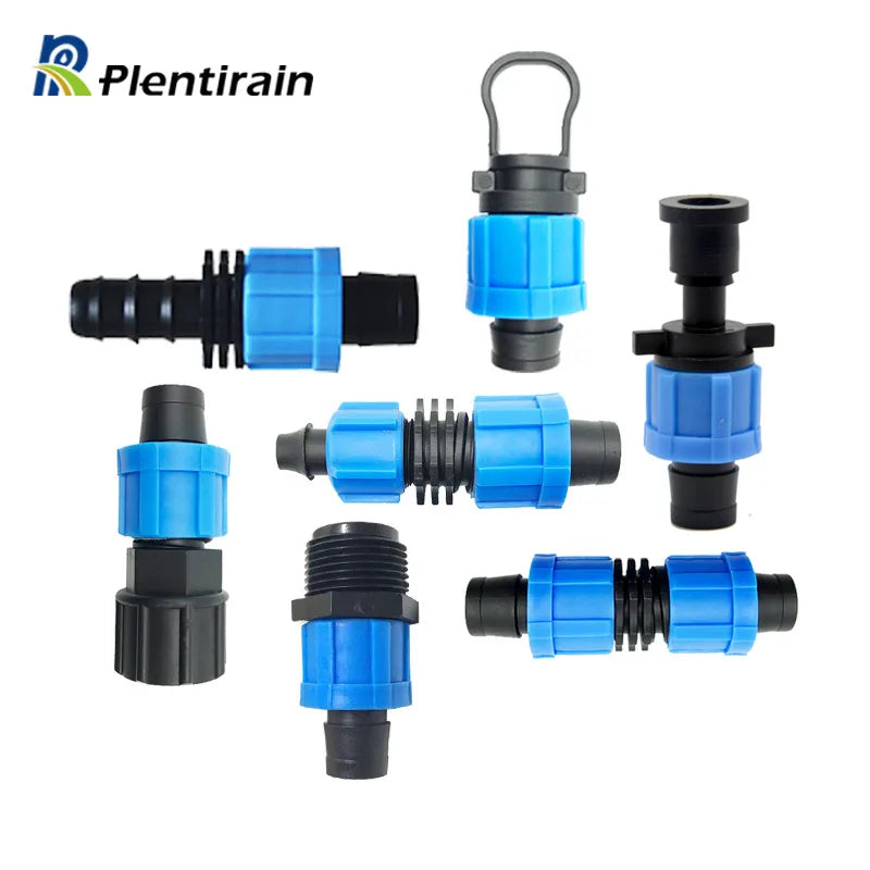 Drip Irrigation Connectors Plastic Drip Tape Fitting Irrigation Valve Fitting Coupling for Farm Irrigation System