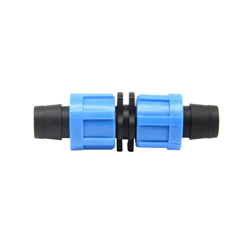 17mm Lock Coupling for Pipe Tape Drip Tape Fittings on Irrigation System for Greenhouse Water Hose Garden Irrigation