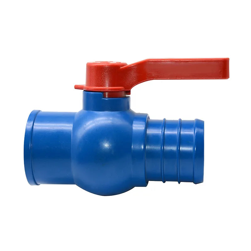 Farm Irrigation Hose Plastic Connectors Drip Watering System Layflat Hose PVC Ball Valve