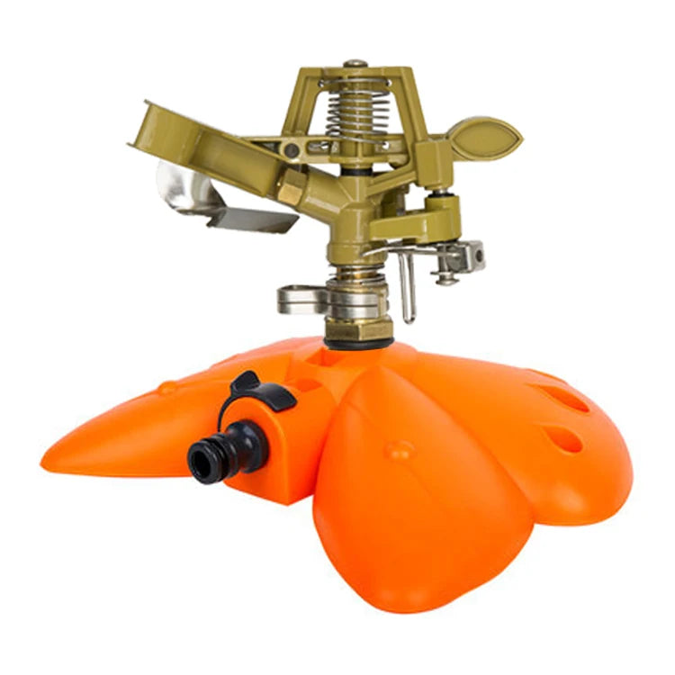 Agriculture Farm Irrigation Rocker Sprinklers 360 Degree Rotating Nozzle Adjustable Angle Garden Zinc Alloy Sprinklers