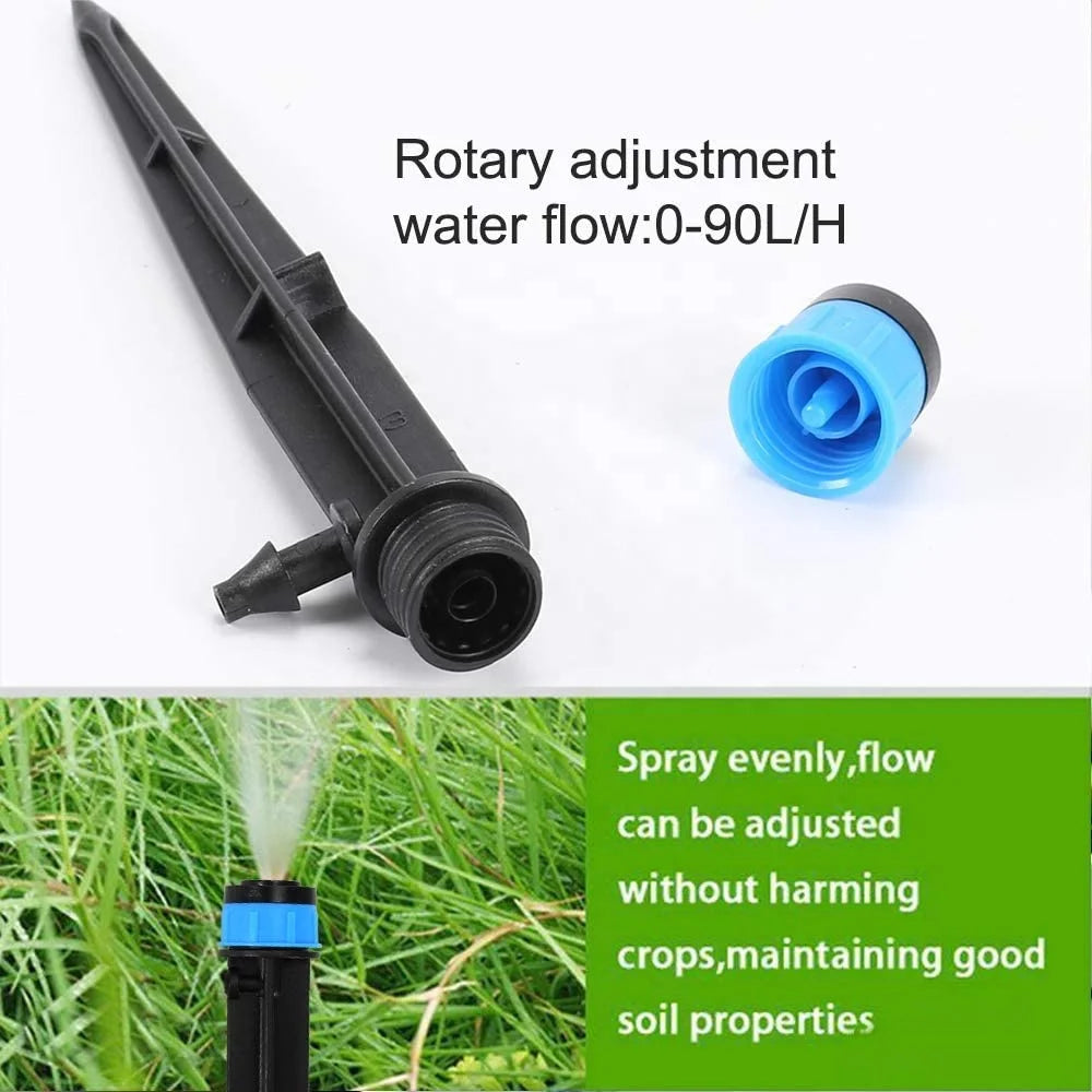 涡轮洒水器桩360度全圆形洒水器可调流量易于使用灌溉供应