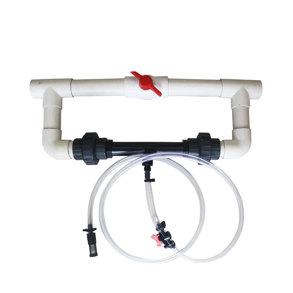 1/2 Inch Plastic Venturi Injector for Fertilizer Device Durable and High Efficiency for Greenhouse and Water Hose Irrigation