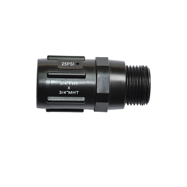 3/4 Inch Plastic Mini Pressure Regulator 15PSI~45PSI Preset Pressure Regulating Valve Durable Reduce Incoming Water Valve