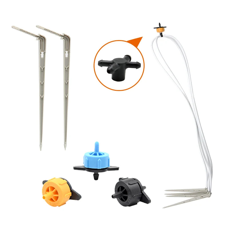 Arrow Dropper Irrigation Drip Set Plastic Emitter Dripper Kit for Garden Pot Greenhouse Farm for Gardening and Irrigation