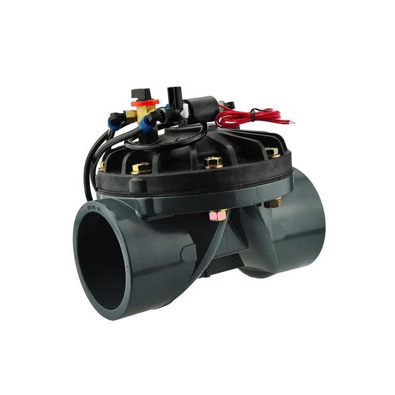 4 Inch Irrigation Electric Solenoid Control Valve Hydraulic On/off Plastic Valve