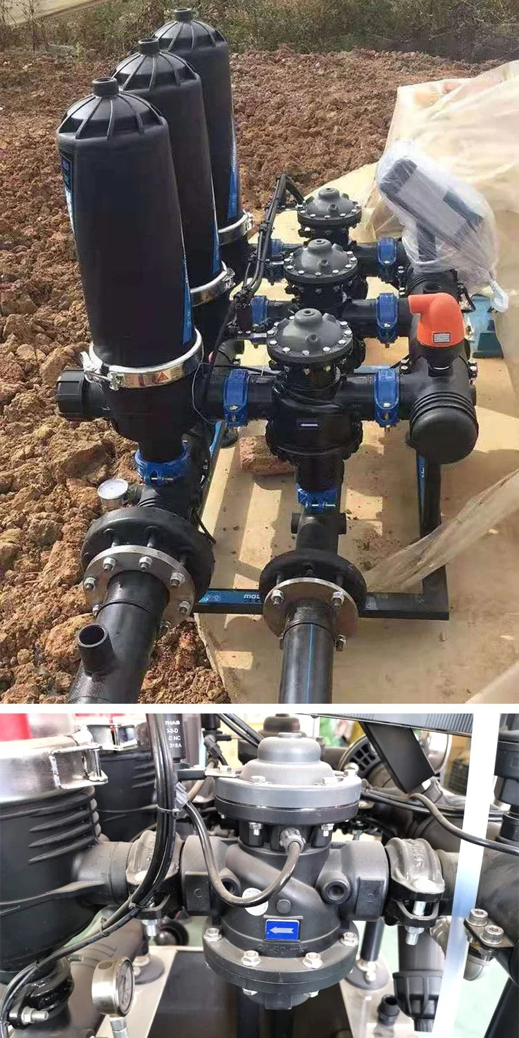 2英寸电磁阀24V AC DC自锁脉冲9-15V，用于花园农业温室系统塑料灌溉的阀门