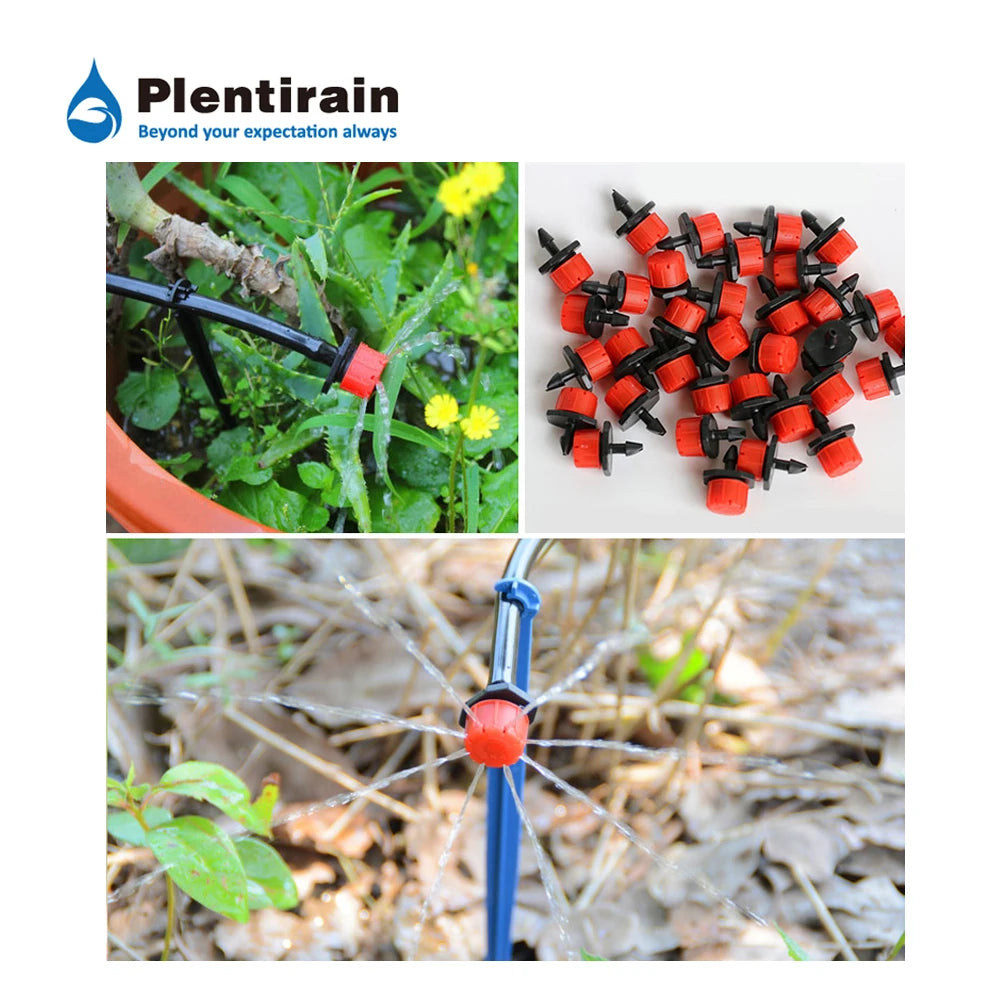 Sprinkler Garden Irrigation Micro Flow Dripper Drip Head Irrigation Sprinklers Adjustable Water Dripper Head