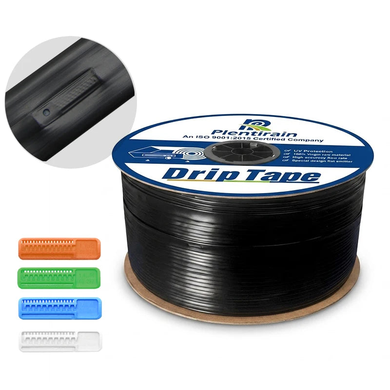 High Quality CE Certificated Customization  0.15mm Wall Thickness 16 mm Drip Tape 1000m Roll for Agricultural Irrigation