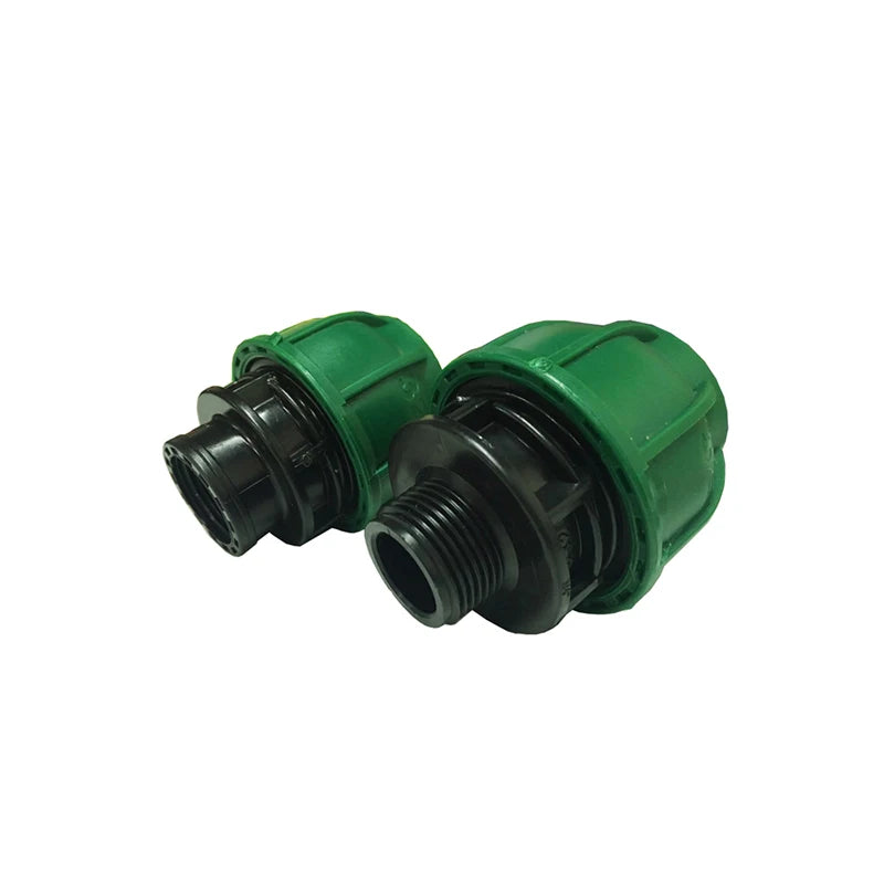 Pipe Coupling HDPE PP Compression Fittings Wholesale Male Threaded Coupling