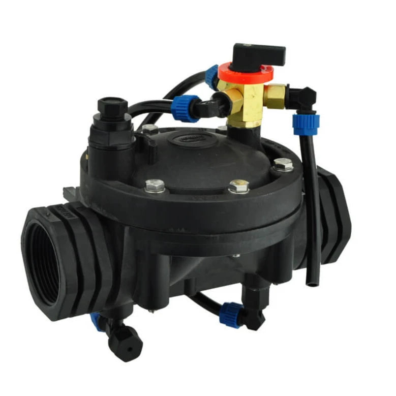 Plentirain 1.5 Inch Irrigation Solenoid Valve Option AC DC LATCH Manually With Pressure Regulator