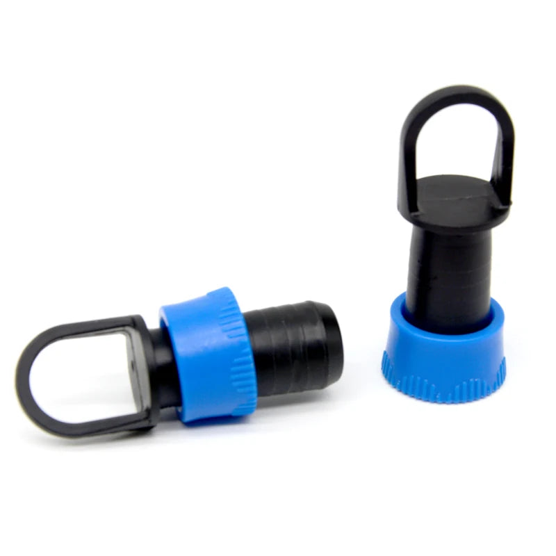 17mm Plastic PP Drip Irrigation Lock Ring Coupling Drip Tape Fittings Dirty Water Flush Valve for Greenhouse Water Hose Home Use