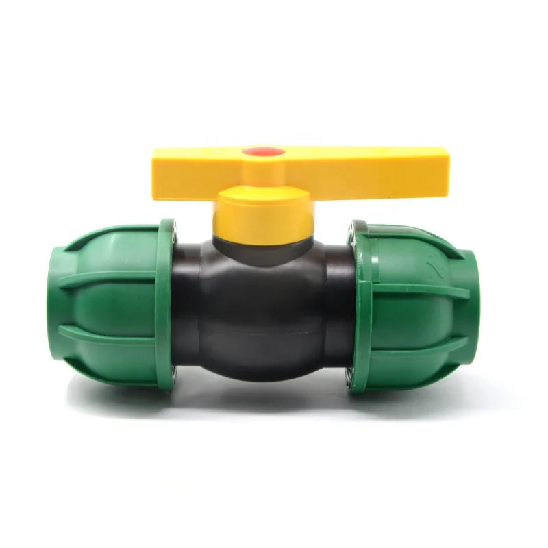 Double Union Brass Ball Valve PP HDPE Plastic Ball Valves for Water Supply and Irrigation