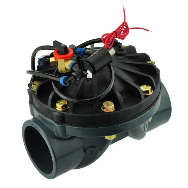 3 Inch UPVC Water Irrigation Solenoid Valves Plastic Electric Solenoid Water Valve