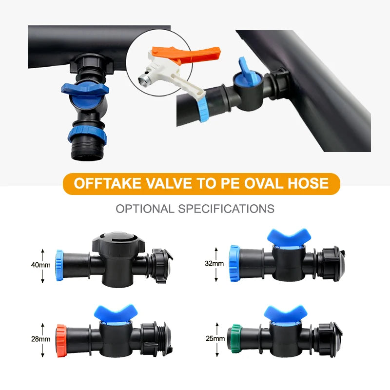 De 32mm Plastic Rain Pipe Garden Hose Pipe for Laser Spray Irrigation for Greenhouse and Water Hose Use