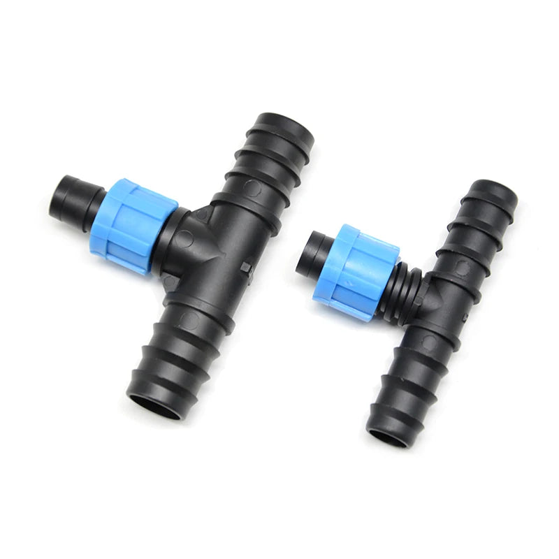 High Quality Plastic 16mm LDPE Pipe Drip Tube Connectors Drip Hose Drip Tape Irrigation Fittings and Connectors