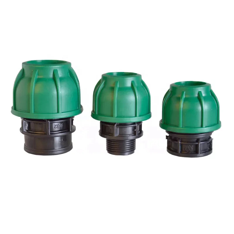 HDPE PP Compression Fitting PP Push Fit Fittings Female Threaded Coupling for Water Supply Irrigation