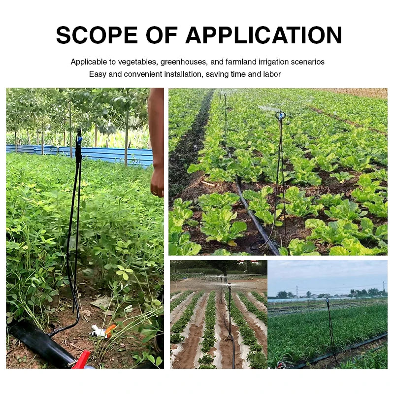 Farm Sprinkler Irrigation System Plastic Watering Nozzle Butterfly Irrigation Sprinkler 360 Mist Garden Lawn Sprayer