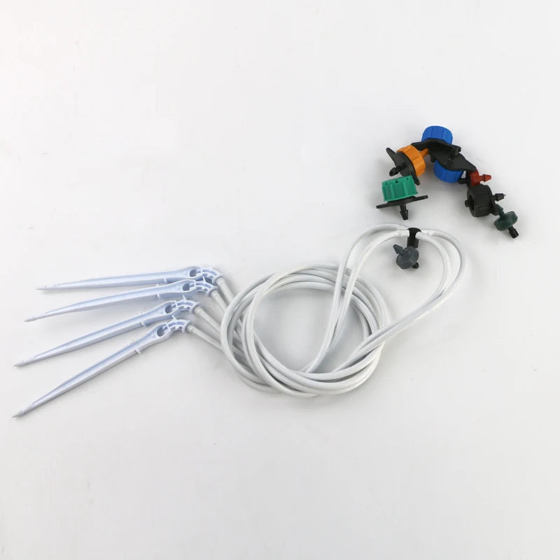 蓝莓/花卉灌溉压力补偿塑料弯直箭头滴头，适用于花园农场灌溉系统