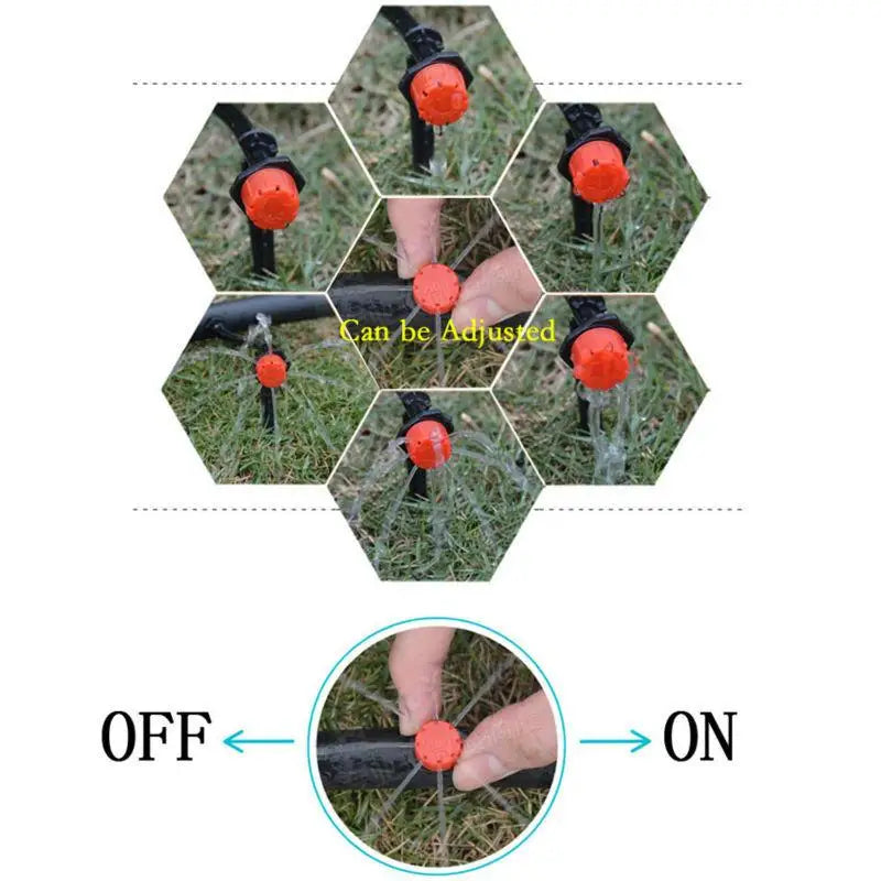 Adjustable Online Dripper Plastic Fruit Trees Drip Irrigation System Take Apart Water Saving for Application on Water Hose