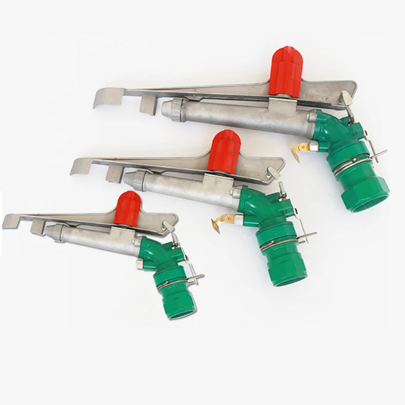 23-40m Rain Gun Sprinkler Irrigation Water Gun 1.5"/2"/2.5" Irrigation Gun Rotating Irrigation Sprinkler System