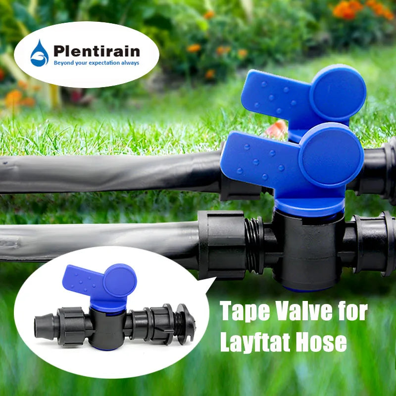Drip Irrigtaion Fittings Drip Connector Drip Tape Valve for PE Lay Flat Hose or PE Oval Hose